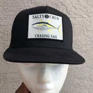 salty crew chasing tail trucker hat